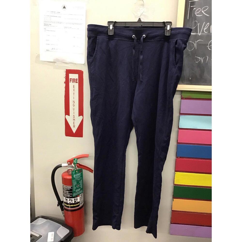 Hanes XL drawstring pants navy soft new from JCPenney